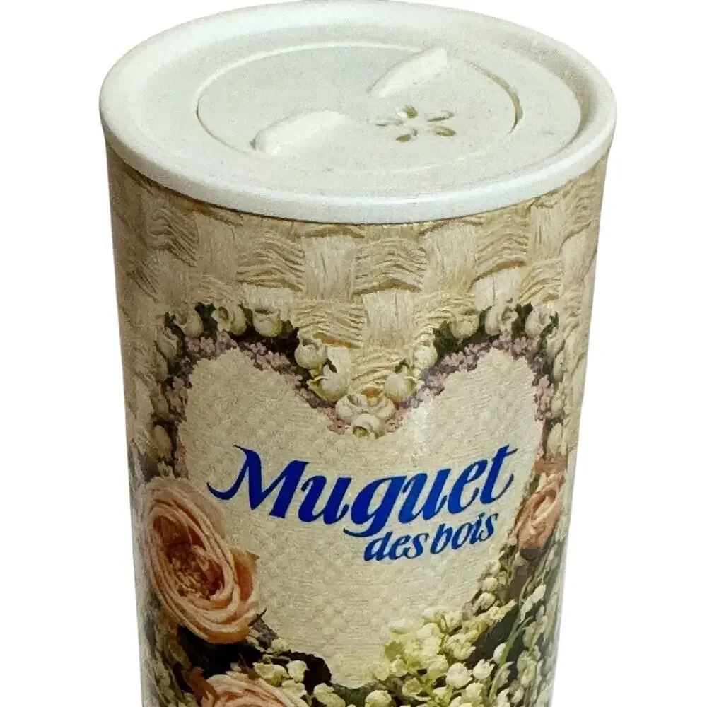 VINTAGE Coty Muguet des bois Perfumed Talc 3.7 Fl Oz French Legend